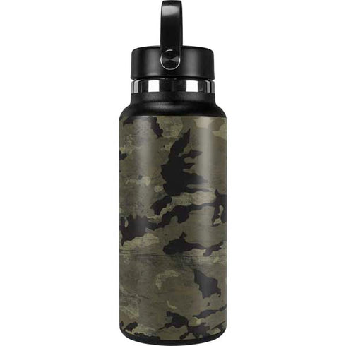 Wood Camo Camouflage Hydro Flask 32oz Wide Mouth Skin